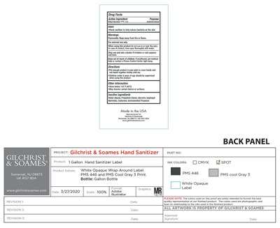 Back (Back Etoh 1 Gallon Hand Sanitizer)